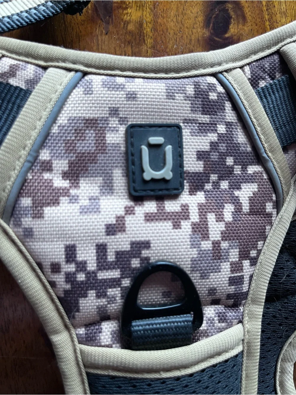 Dog Harness - Digital Camo Tan and Brown